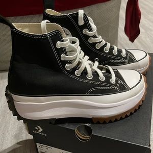 Converse Run Star Hike Hi Black/White/Gum